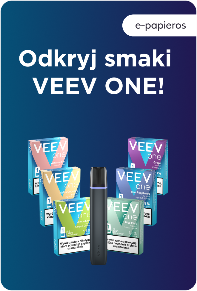 e-papieros Odkryj smaki VEEV ONE