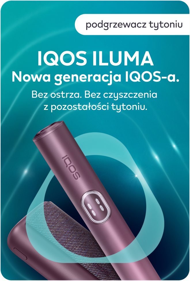 Podgrzewacz tytoniu IQOS ILUMA Nowa generacja IQOS-a. Bez ostrza. Bez czyszczenia z pozostałości tytoniu.