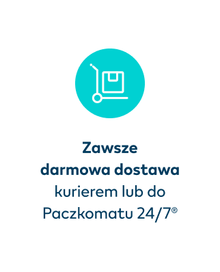 Zawsze darmowa dostawa kurierem lub do Paczkomatu 24/7®
